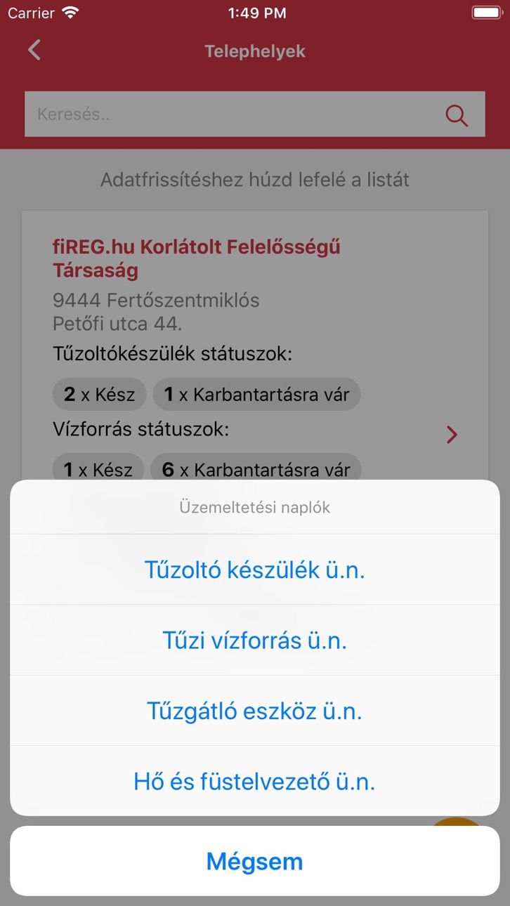 iPhone screenshot