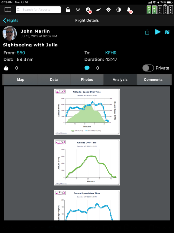 FlyQ+ EFB iPad screenshot 8 - Navigation app