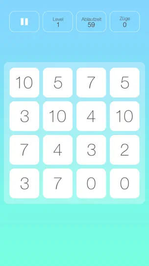 Screenshot von ZahlenKombi auf dem iPhone 1