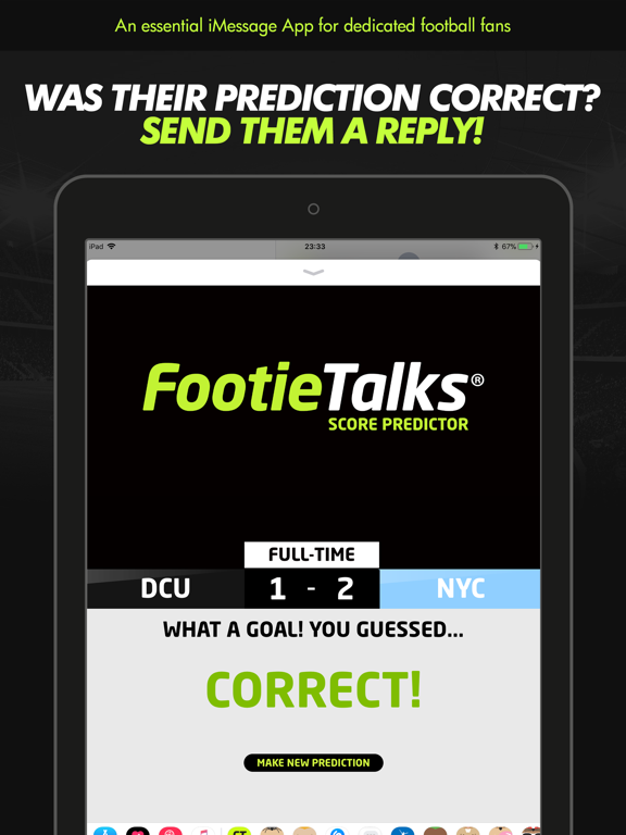 Score Predictor : FootieTalks iPad screenshot 4 - Sports app