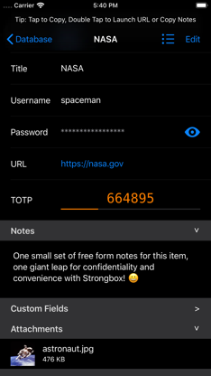 Strongbox Pro screenshot 1