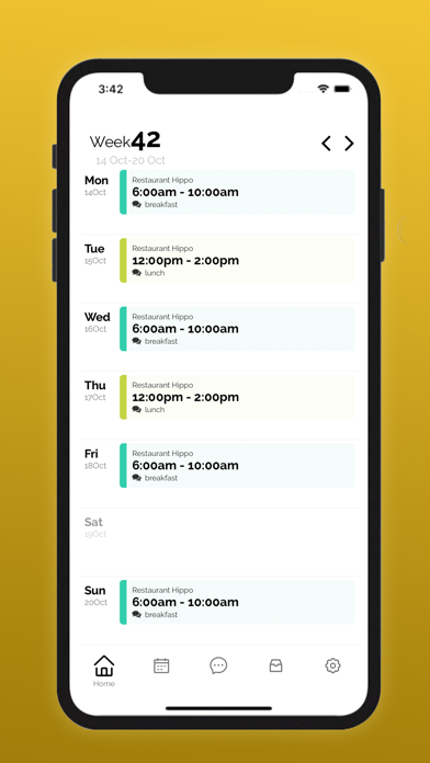 Screenshot #1 pour TimeTo.Work - staff schedule