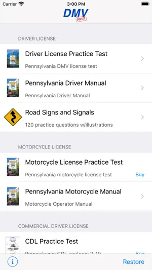 Pennsylvania DMV Test Prep screenshot 1
