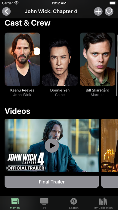 The Movie App, Movies, TV Show Screenshot