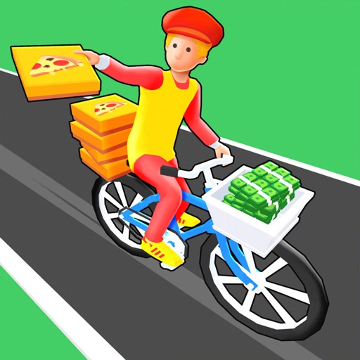 Pizza Delivery Boy: Bike Race icon