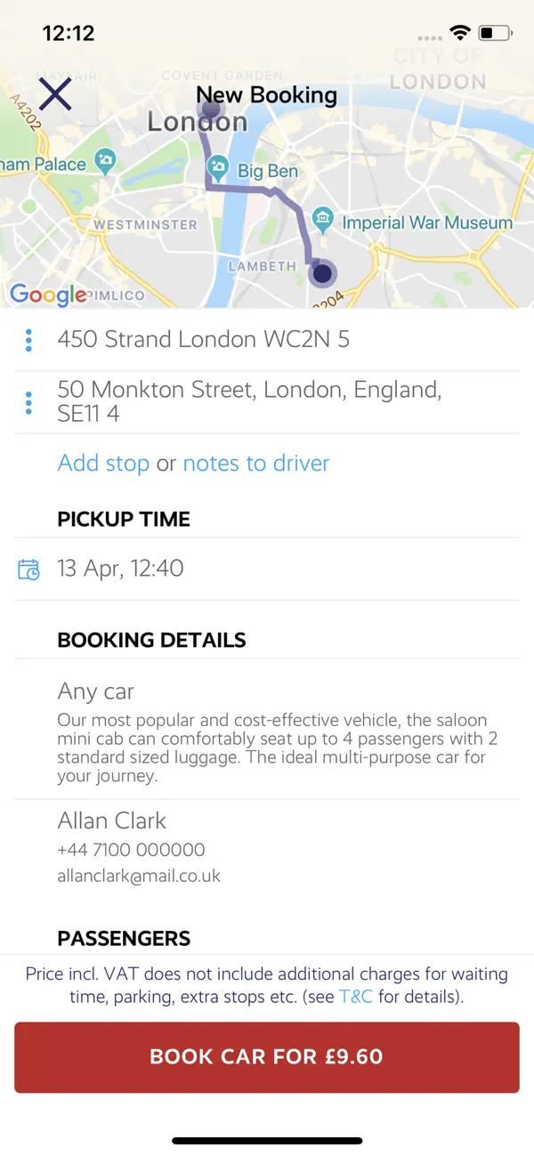 Screenshot #3 pour Swift Cars London Minicabs