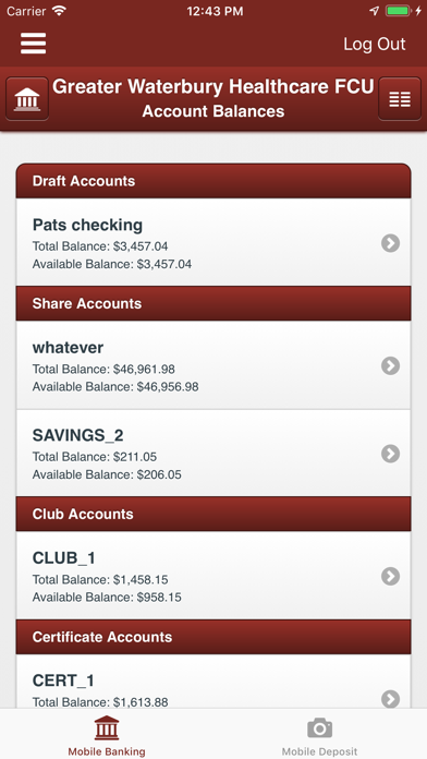 Greater Waterbury HC FCU Screenshot