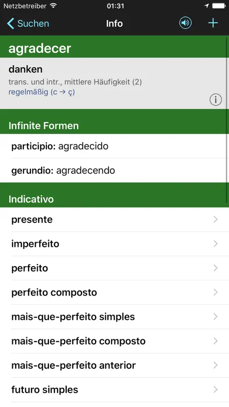 VerbForms Português screenshot 3 of 10