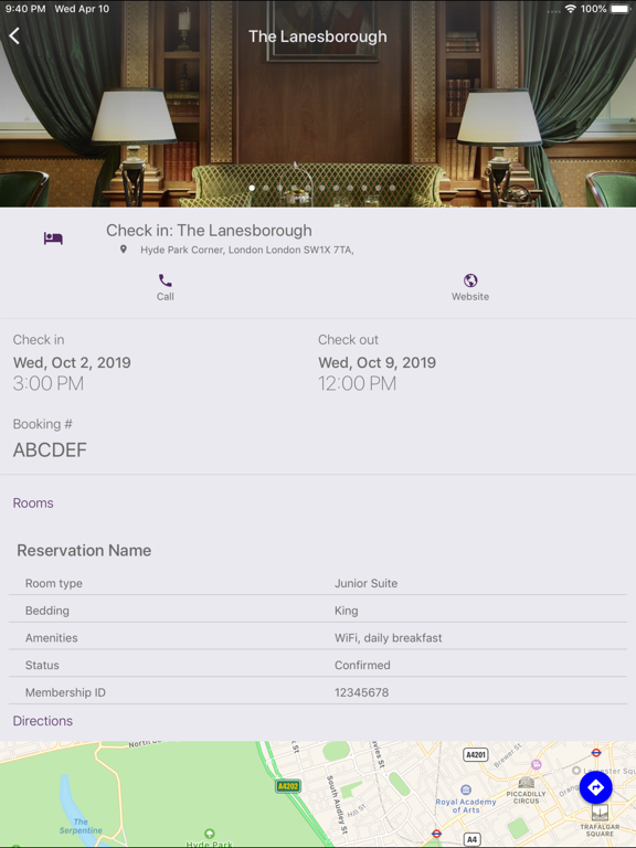 Travel Associates iPad screenshot 4 - Travel app