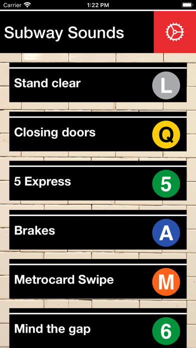 NYC Subway Sounds iPhone screenshot 1 - Entertainment app