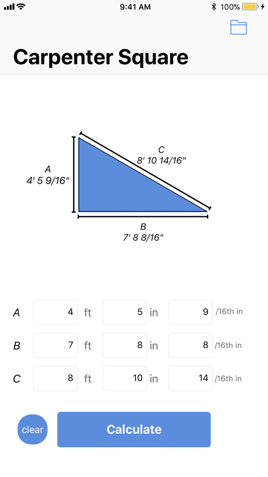 #1. Carpenter Square Corner Tool (iOS) 由: Red Shepard