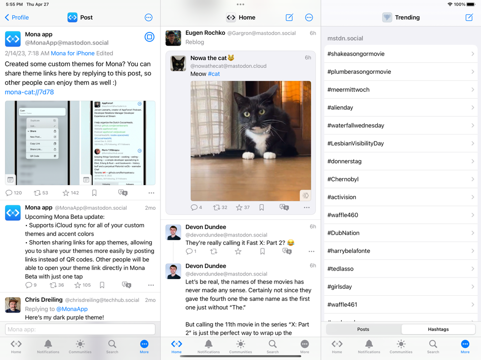 #2. Mona for Mastodon (macOS) 作者: Junyu Kuang