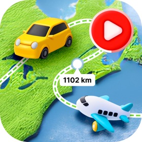 Travel Route Animation Video