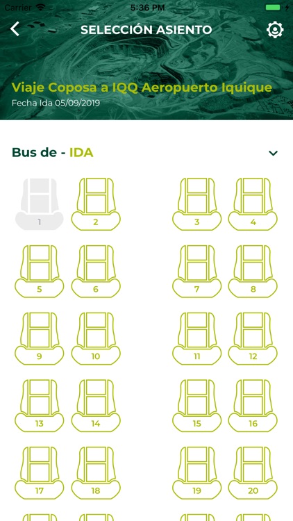 Collahuasi Reserva de asientos screenshot-4