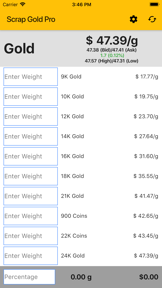Scrap Gold Pro screenshot 1