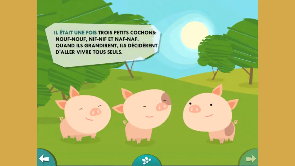 Capture d'écran de Les Trois_petits_cochons sur iPhone 2