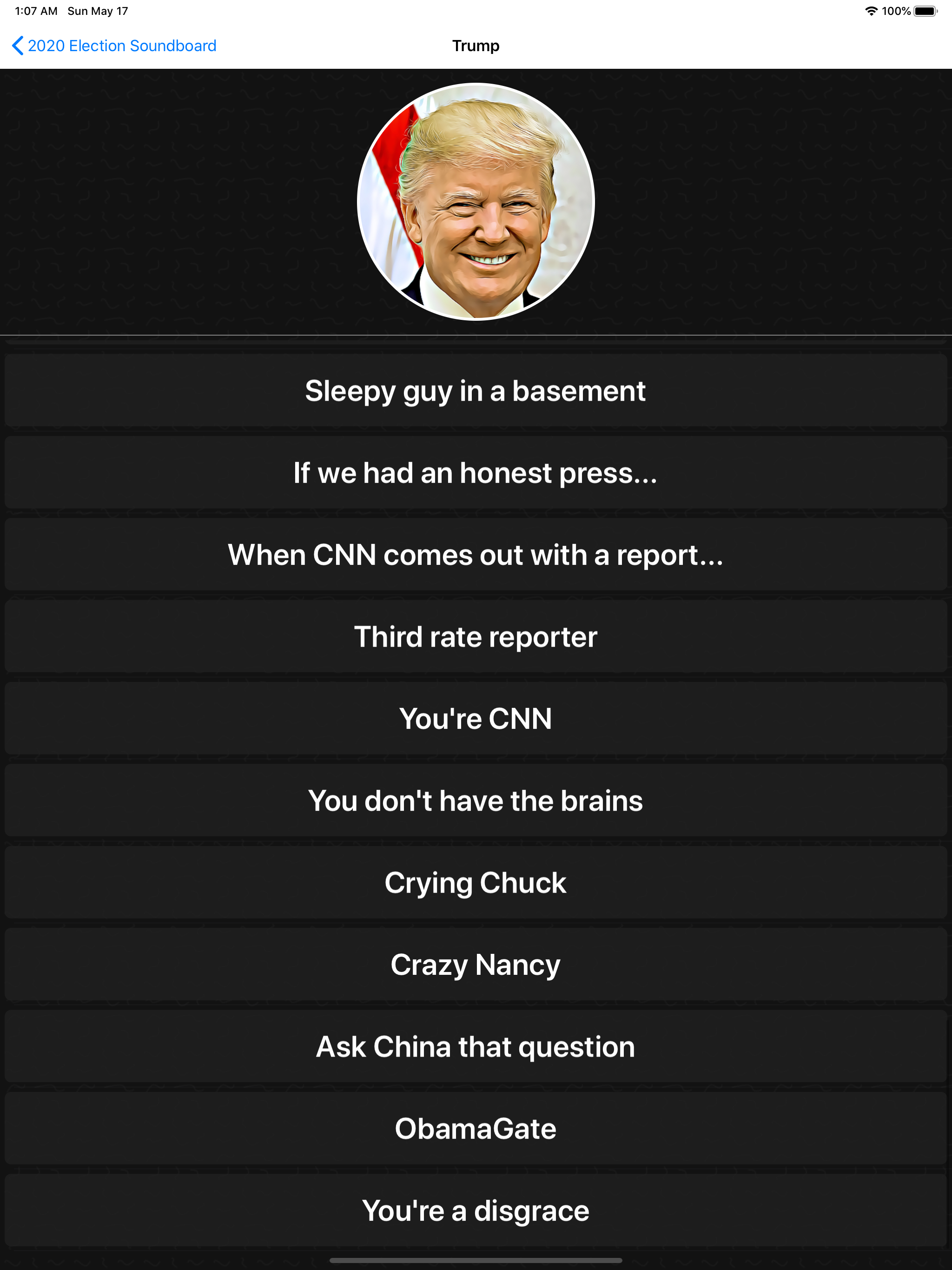 Election Soundboard