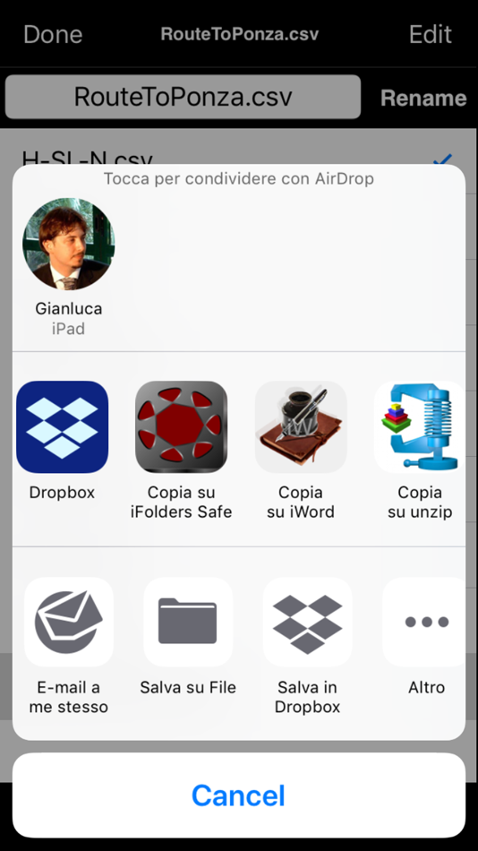 #5. pathRecorder - come back (iOS) 由: Gianluca Natalini