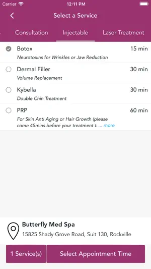 Butterfly Medical Spa screenshot 2