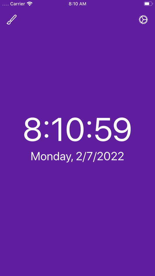 #9. Spiffy Clock (iOS) By: Matthew Roberts
