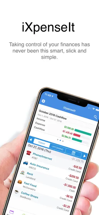 iXpenseIt Proのスクリーンショット（1/5）