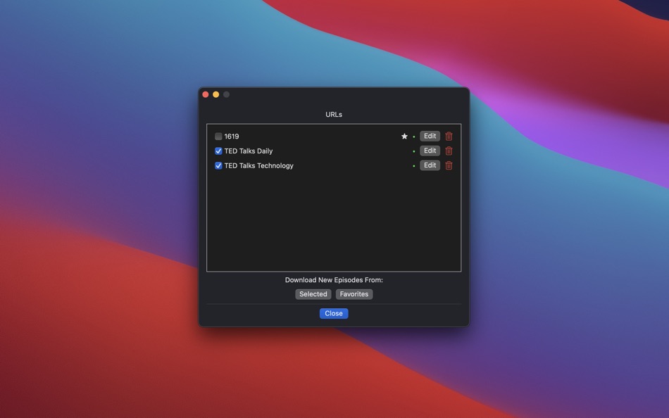 #4. Podcast Archiver (macOS) By: Fredrik Blank
