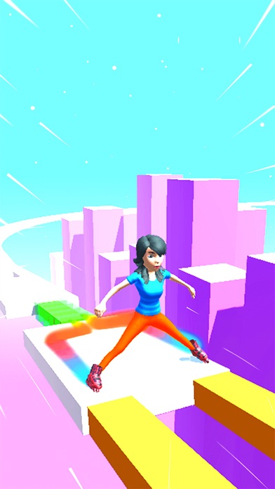 Screenshot #2 pour Sky Roller Skating Girl