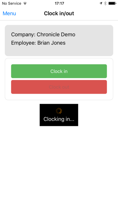 Chronicle Mobile App Screenshot