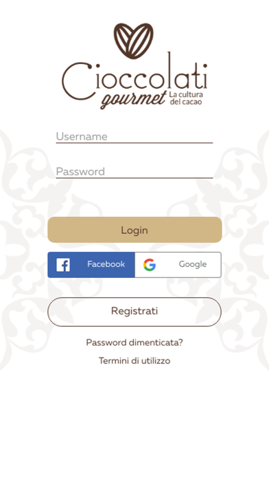 Cioccolati Gourmet app screenshot