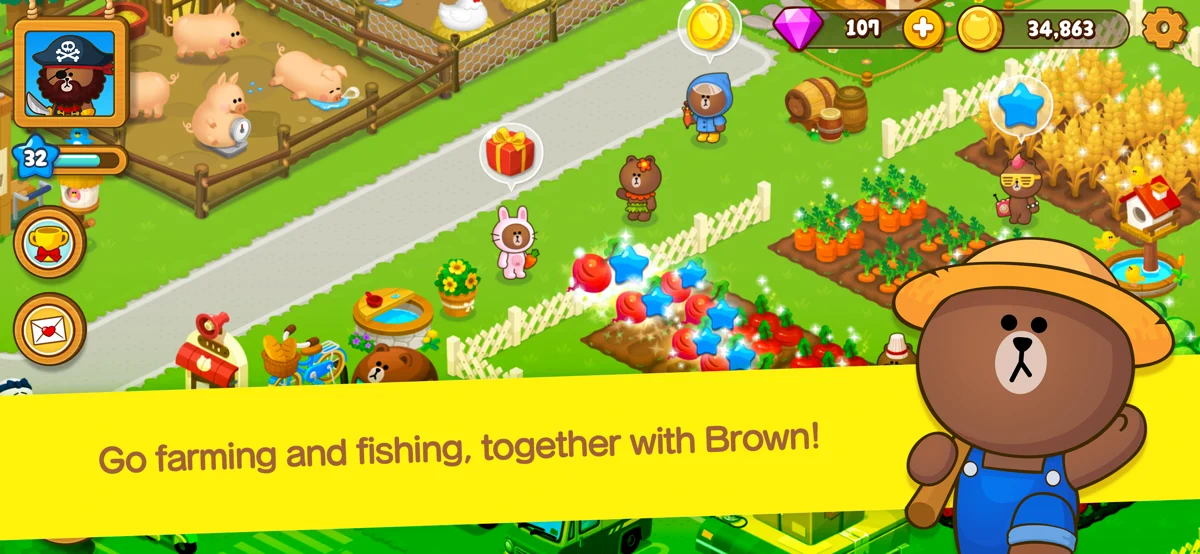 LINE BROWN FARM screenshot 2