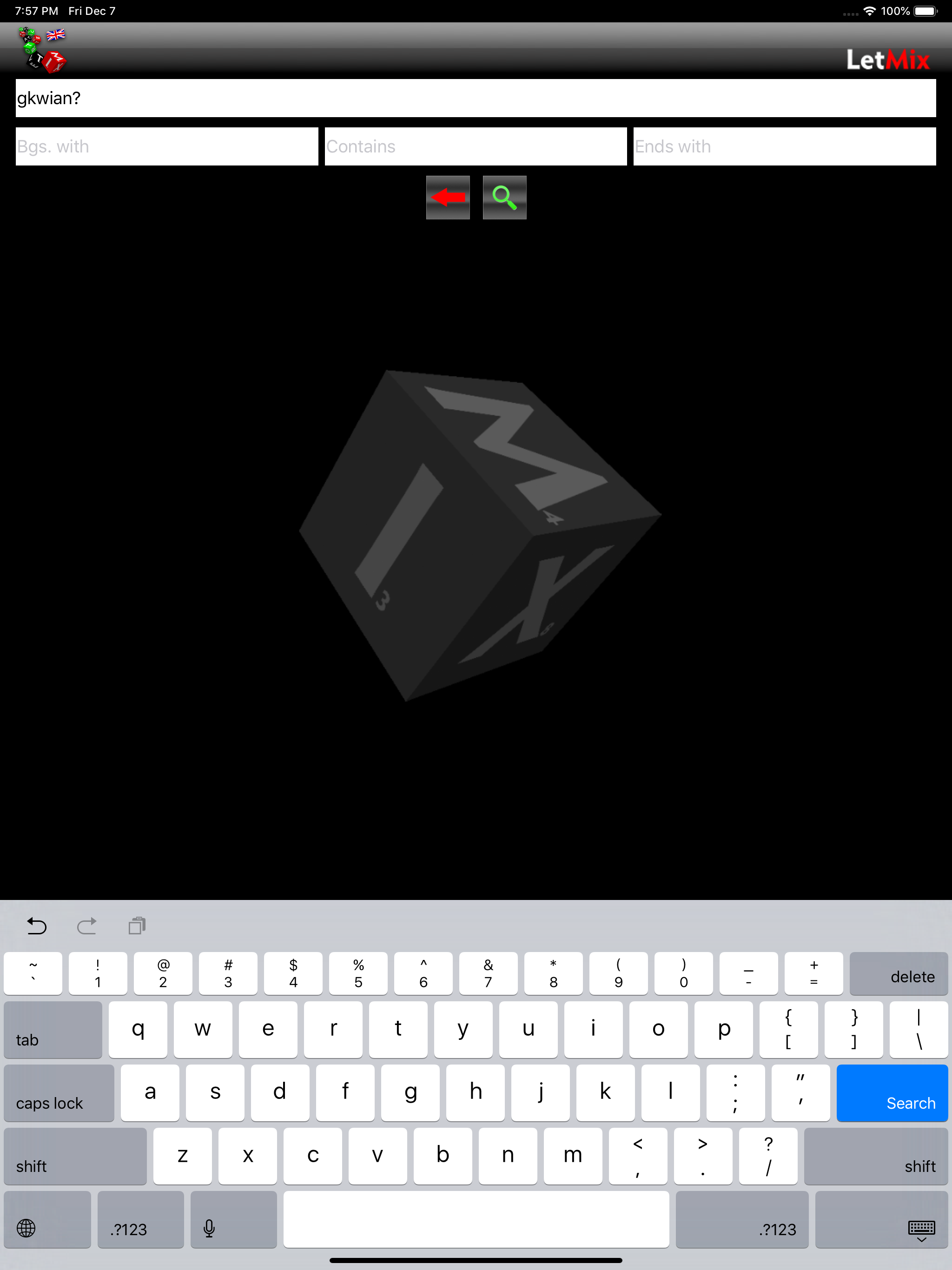 LetMix for Wordfeud (SOWPODS) screenshot 4