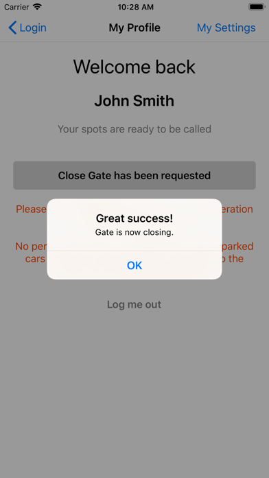 VSpaceParkers iPhone screenshot