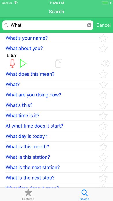 Learn Italian Quick Phrases Screenshot 7 of 7