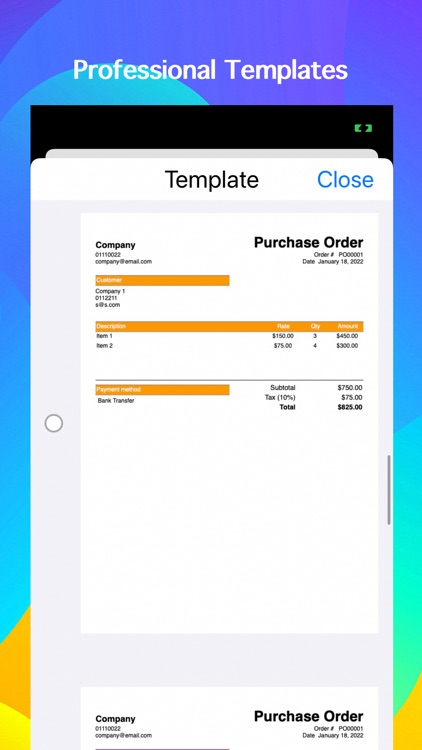 Purchase Order Maker - PO app screenshot-3