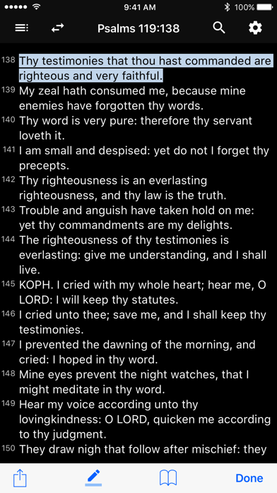 Bible Reader Screenshot