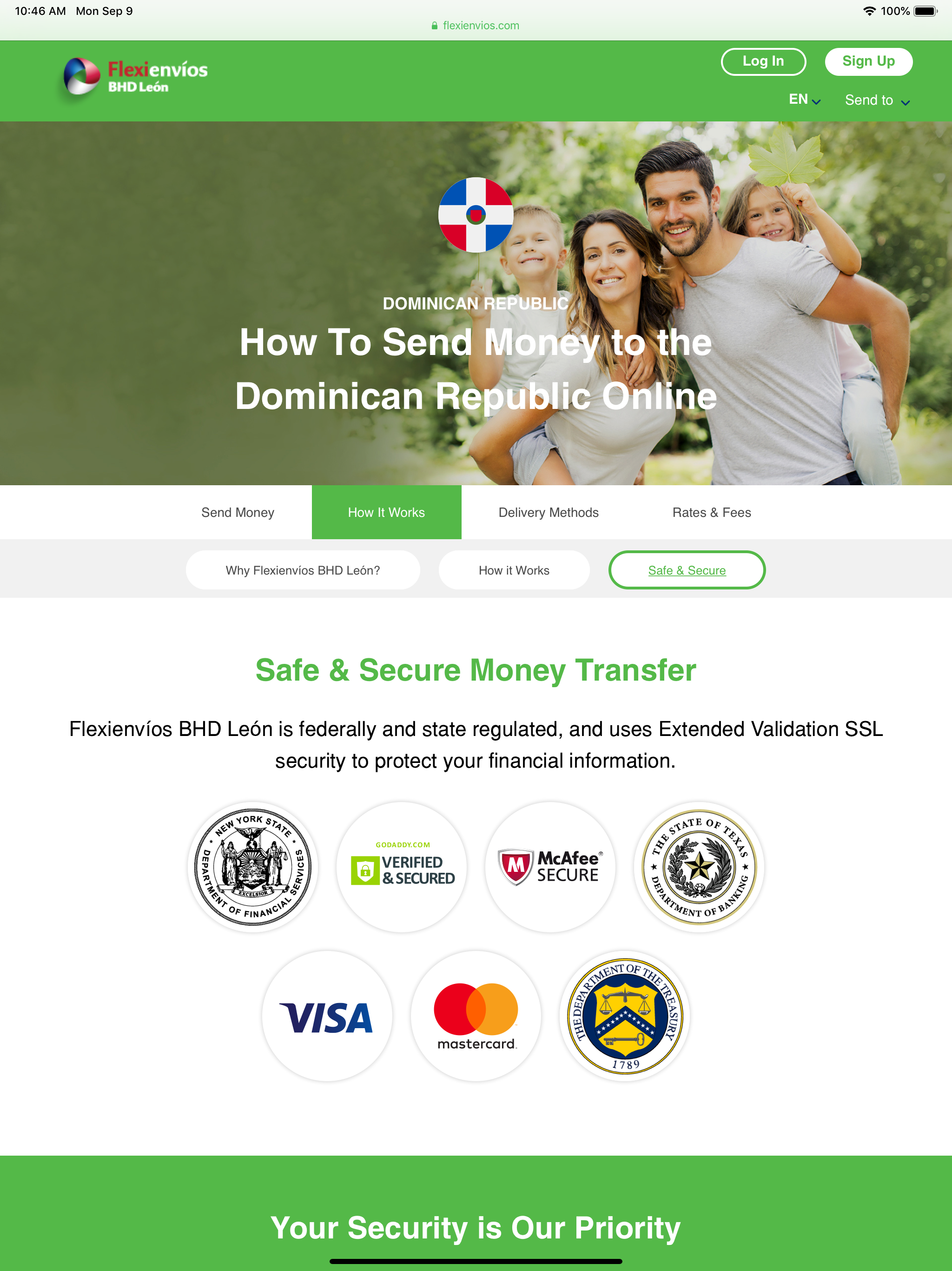 Flexienvios BHD: Send Money DR