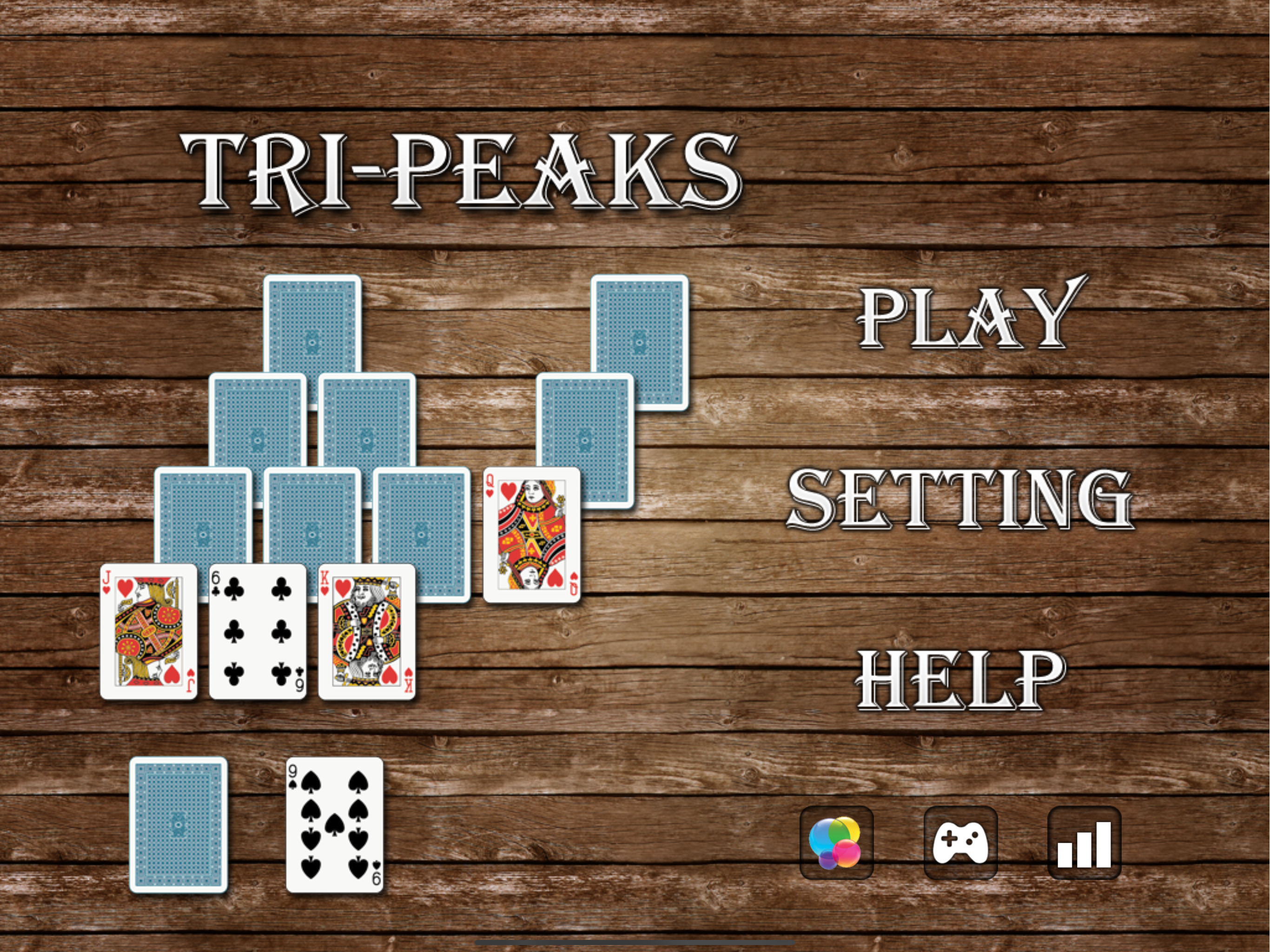 Solitaire Tri-Peaks Go