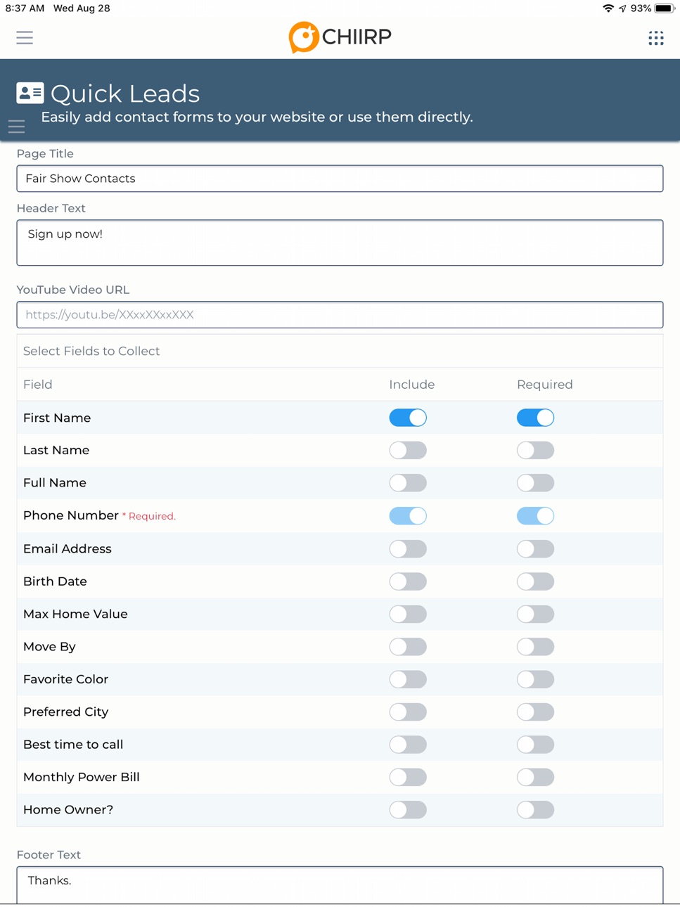 iPad screenshot