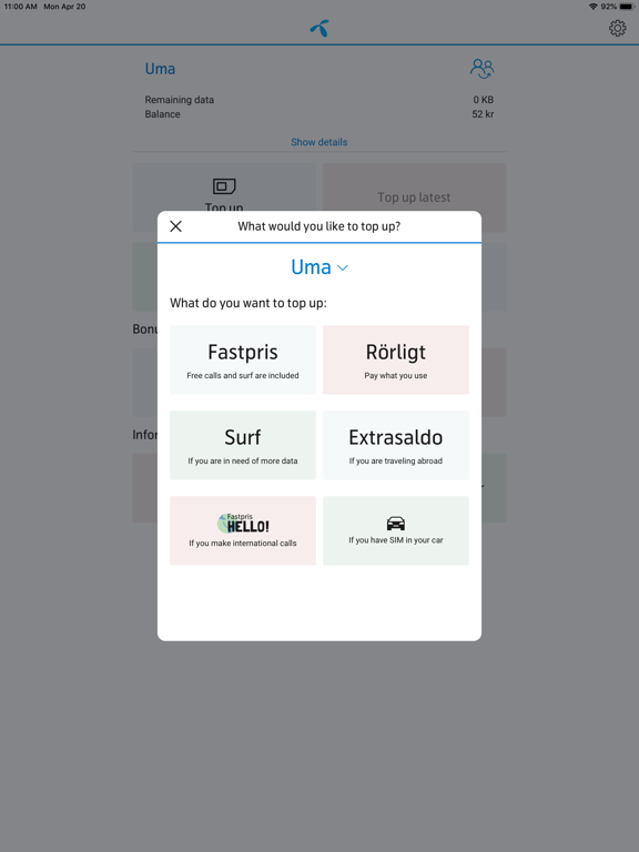 Screenshot #6 pour Telenor Ladda