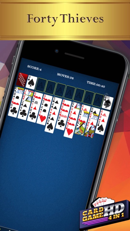 Solitaire Card Games 4 in 1 HD screenshot-3