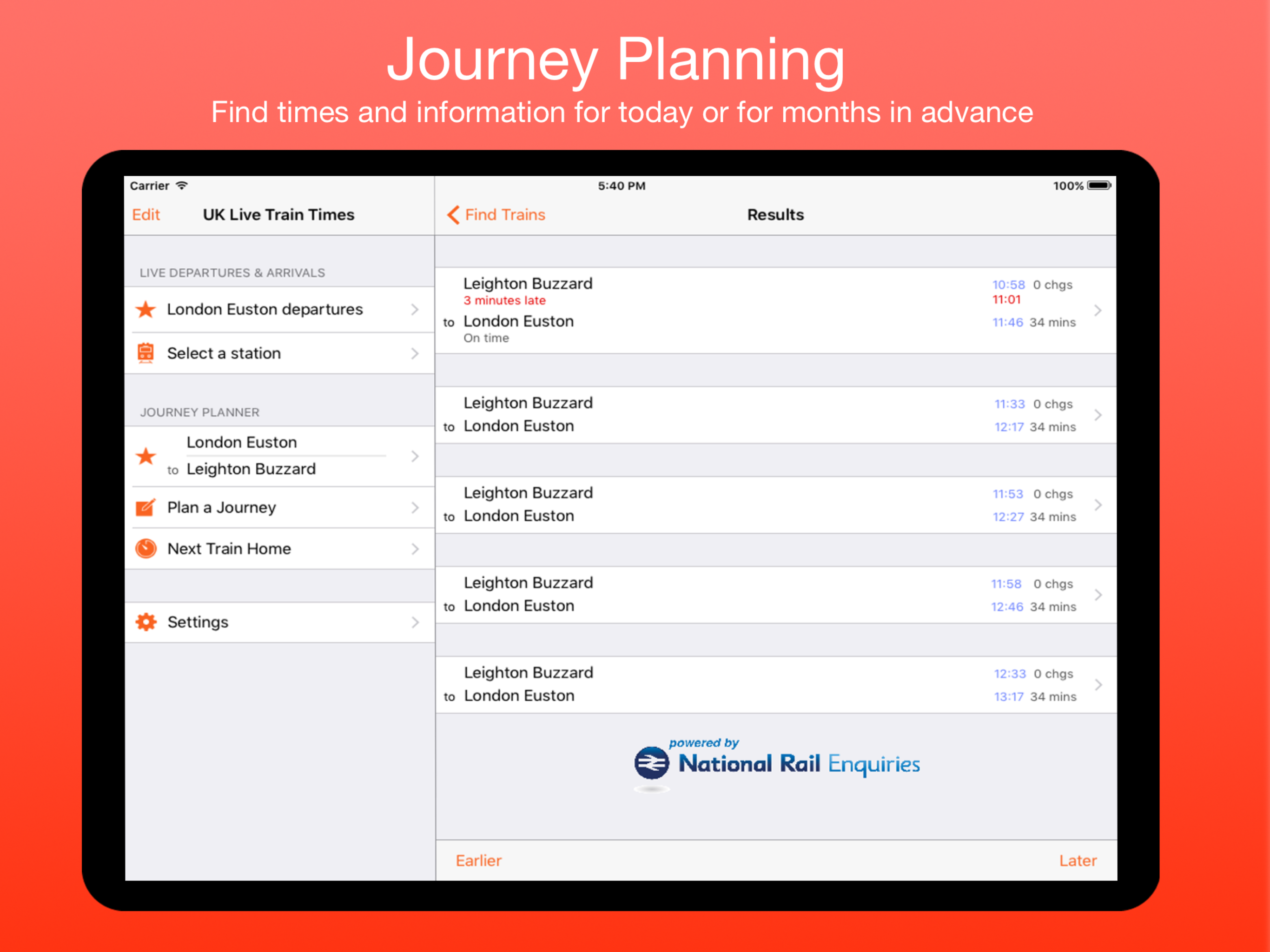 UK Live Train Times screenshot 8