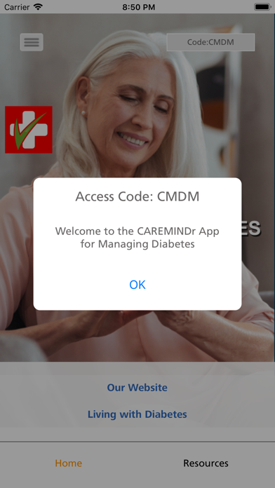 CAREMINDr Screenshot