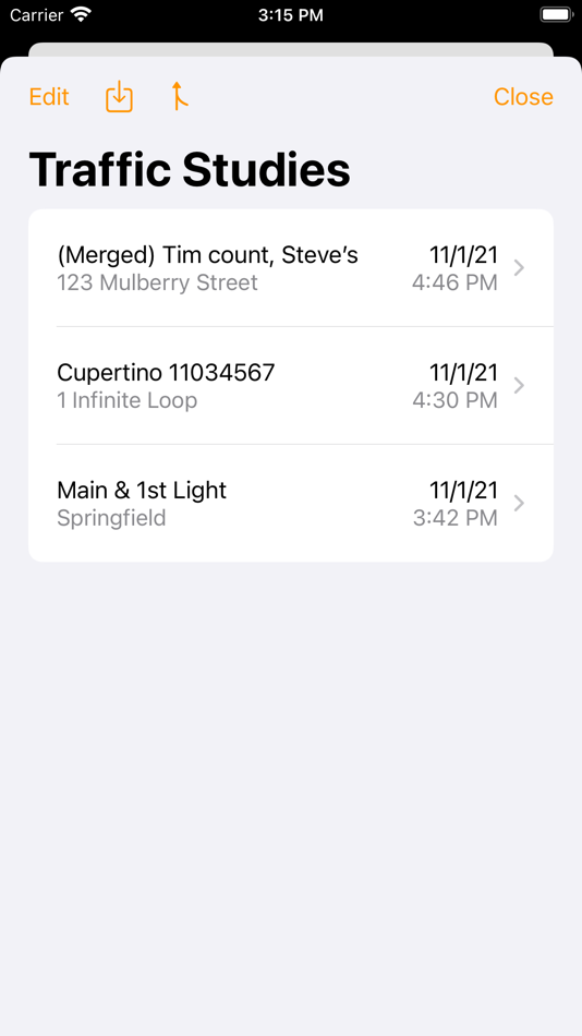 #3. Traffic Count - TMC (iOS) Podle: Joseph Dvorak