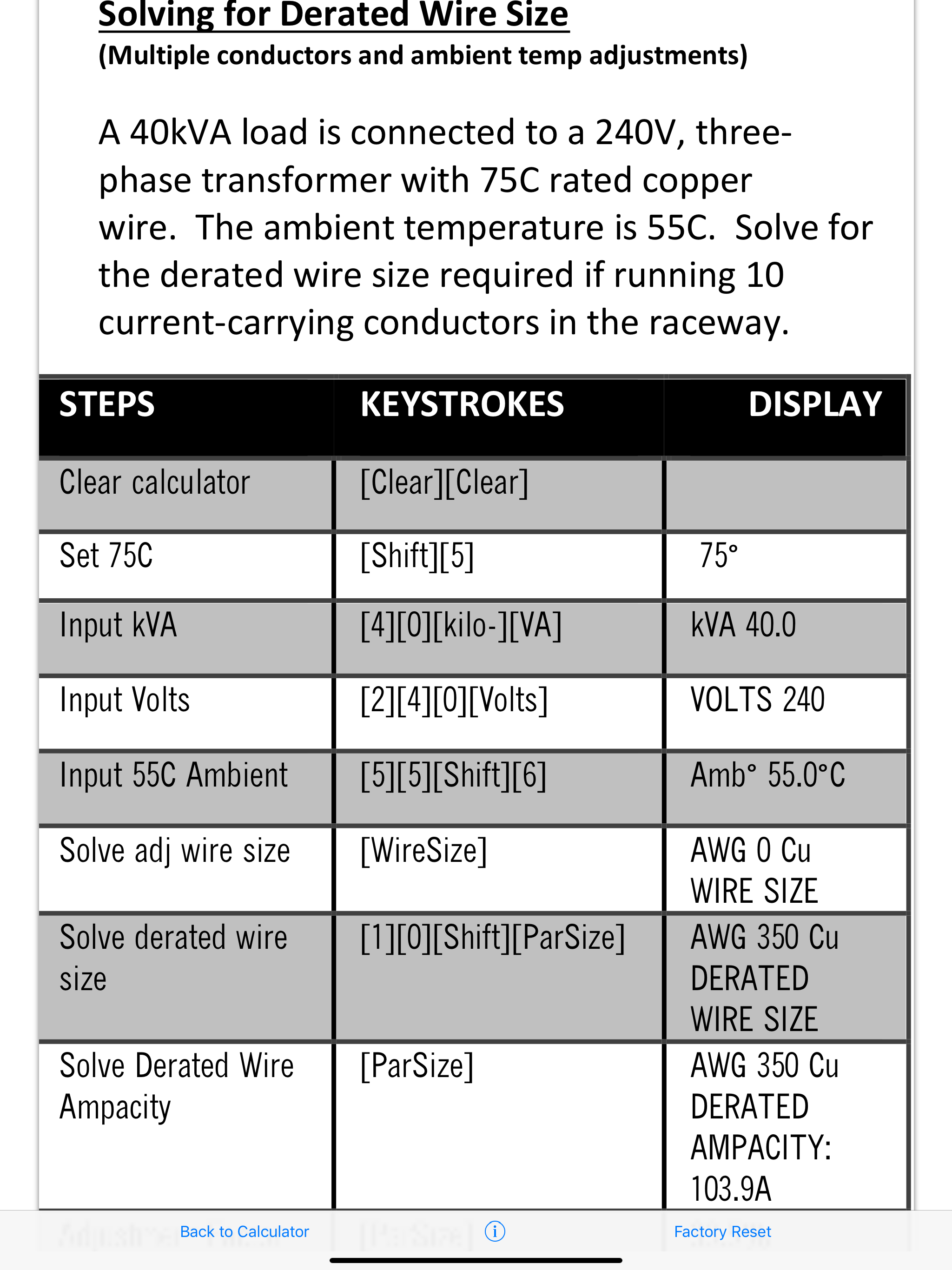 Electrical Calc Elite screenshot 8