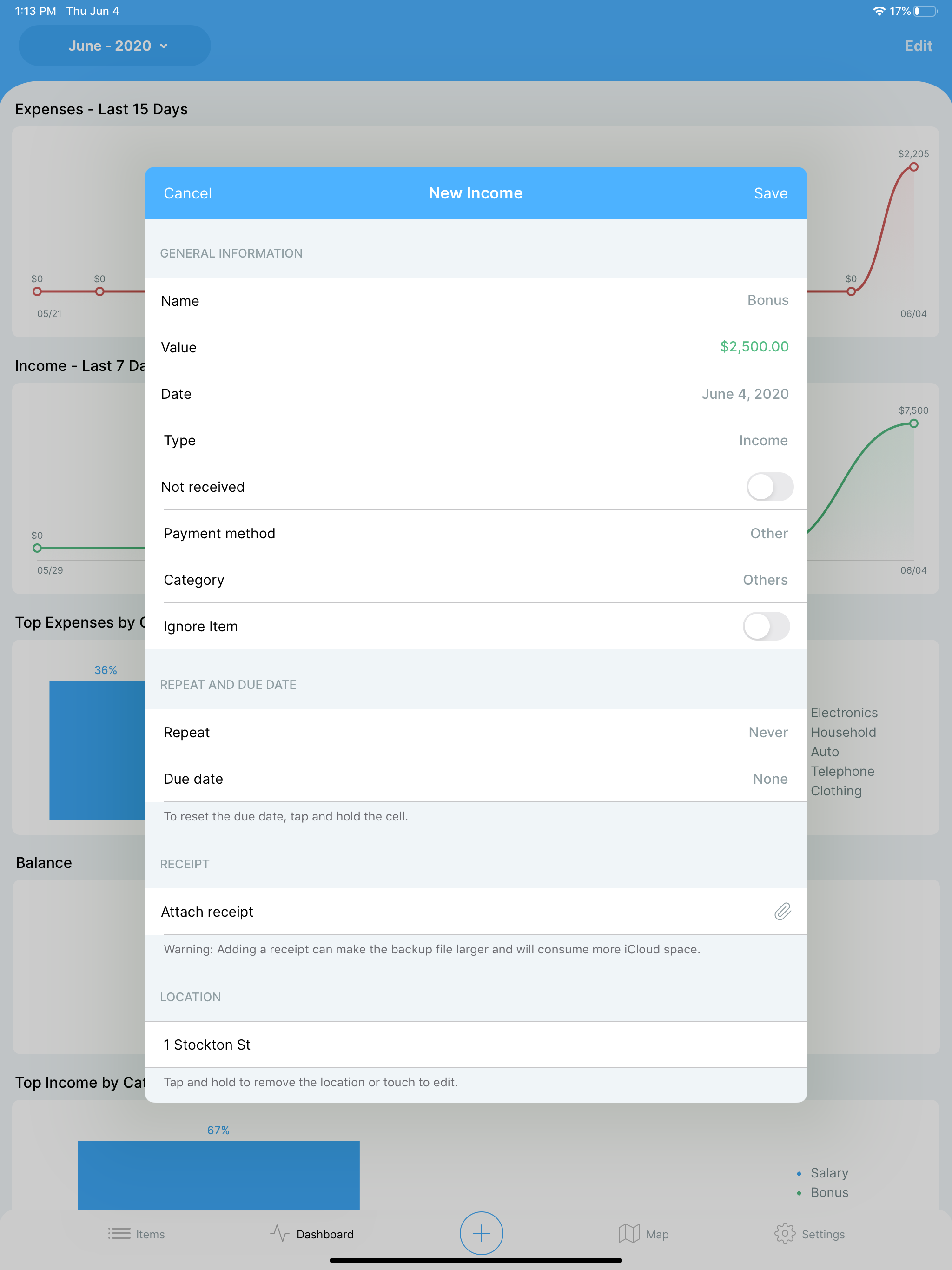 My Budget – Expense Tracker