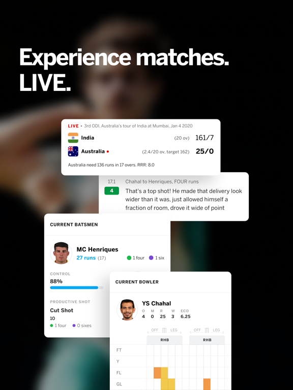 Screenshot #5 pour ESPNcricinfo - Cricket Scores