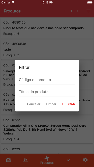wBuy Loja Virtual Screenshot