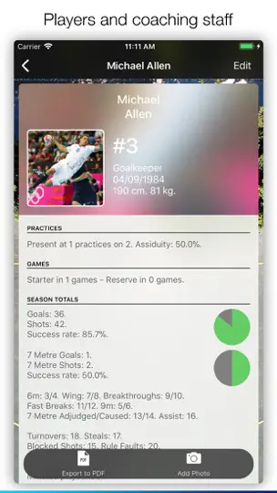 Screenshot von Assistant Coach Handball auf dem iPhone 4