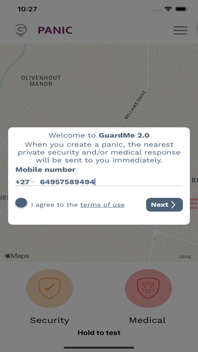 GuardMe 2.0 Screenshot
