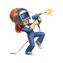 Welding Woman Stickers